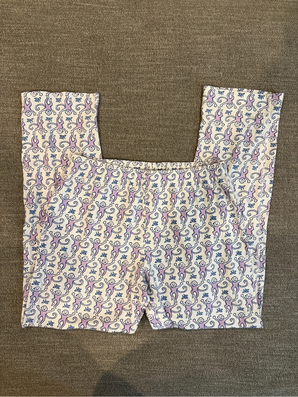 Roller Rabbit Lavender Monkey Pajamas - Picture 9 of 11